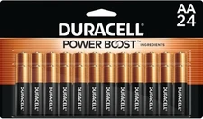 Duracell Coppertop AA Alkaline Batteries: Double A Batteries, 24 Pack