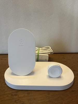 Belkin Boost Up Wireless Charging Dock F8J235 For iPhone Apple Watch