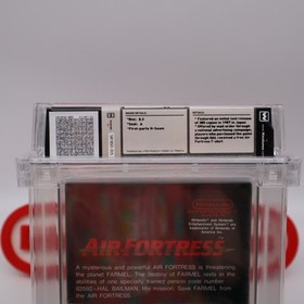 NES Nintendo AIR FORTRESS - WATA GRADED 8.5 A! NEW & Factory Sealed with H-Seam!