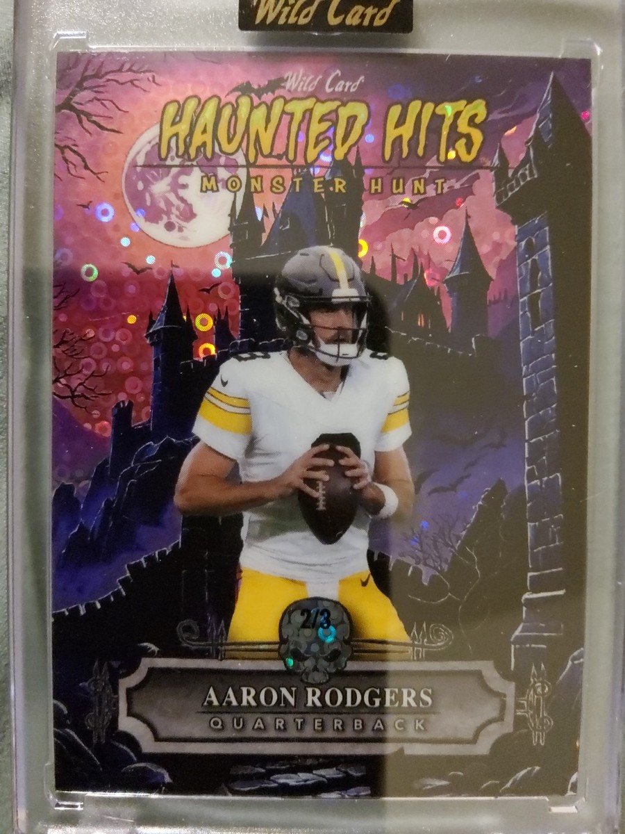 2025 Wild Card Haunted Hits AARON RODGERS 2/3 Monster Hunt
