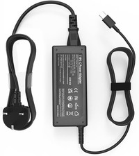 65W USB-C Charger for Lenovo ThinkPad T14 T15 T480 T490 Yoga Chromebook UK PD