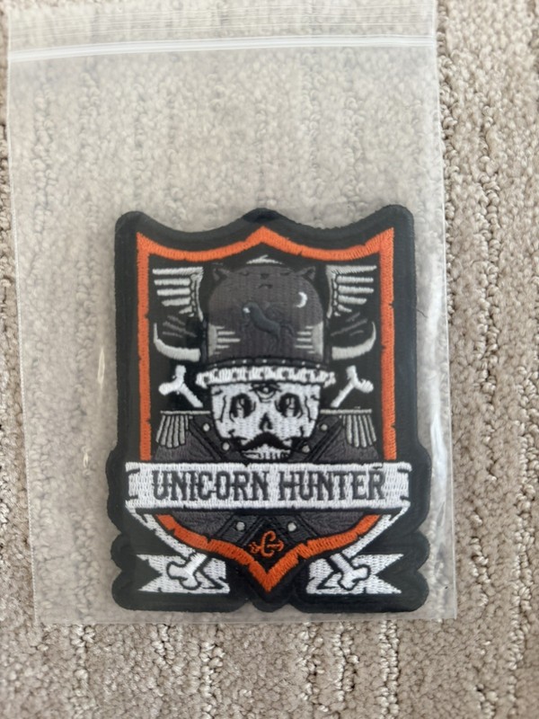 Jeremy Fish x Carryology (Unicorn Hunter v2) - Morale Patch (Rare/Sold Out) NWOT