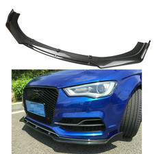Front Bumper Lip Chin Spoiler Splitter Carbon Fiber For Audi A3 A4 A5 A6 A7 A8