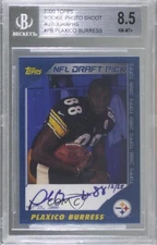 2000 Topps Rookie Premiere Auto /25 Plaxico Burress #PB BGS 8.5 Auto RC