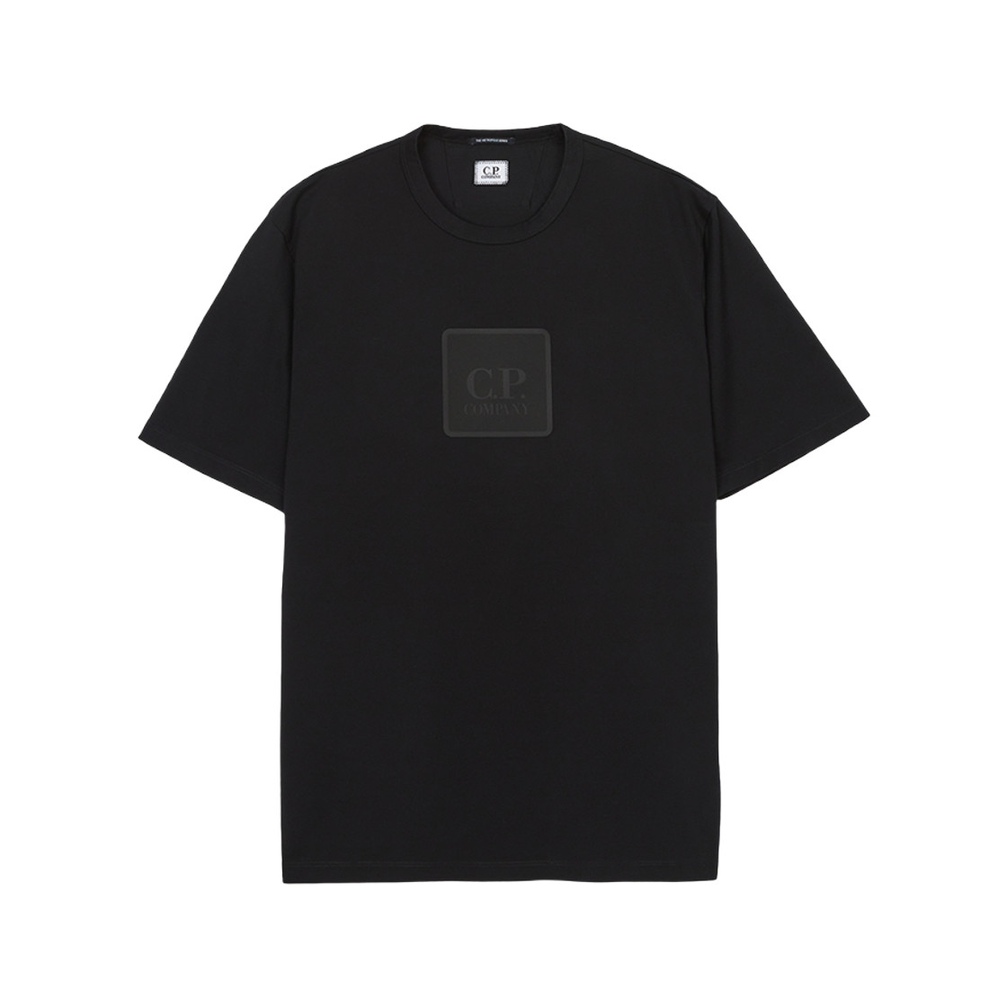 C.P. Company Black Jersey Logo T-Shirt 25SS