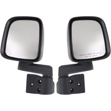 Manual Side View Mirrors Folding Pair Set NEW for 03-06 Jeep Wrangler