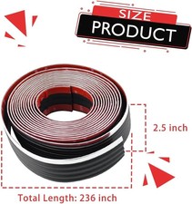 236in Universal Body Side Molding Belt Protector Strip For Trucks Cars Suvs