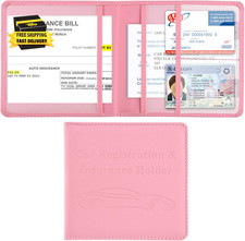 Car Registration and Insurance Holder, Vehicle Glove Box Car Organizer  Women Int