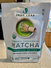 Jade Leaf Organic Ceremonial Matcha Powder Teahouse Edition 16oz