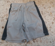 Athletic Works Boy's Shorts L 10-12 Gray Black