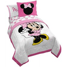 Disney Minnie Mouse "XOXO" Kids Bed Set-W6646347474