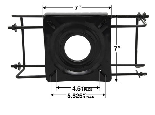 SPRINGFIELD Jon Boat Seat Clamp with Seat Swivel, W1100012 - Bild 2 von 6