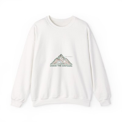 Chase the Contours Topographic Map Sweatshirt | contour line design