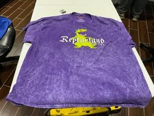 Vintage Rugrats Nickelodeon Reptarland Purple unisex T Shirt Size xl