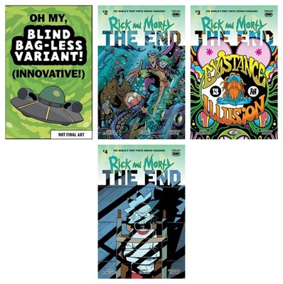 Rick and Morty The End #1,2,3,4,5,6 + Forever #0 - Bundle Lot - Various 2026