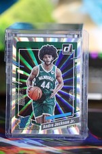 2023-24 PANINI DONRUSS LASER HOLO RATED ROOKIE #210 ANDRE JACKSON JR. /149