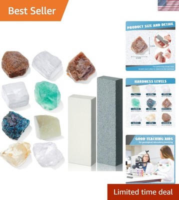 Comprehensive 11-Piece Mohs Hardness  Kit for Mineral Identification
