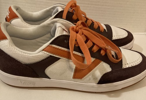 Vans Lowland Cc Herren Größe 9,5 orange und burgunderrot 500264 Skateschuhe - Bild 1 von 12