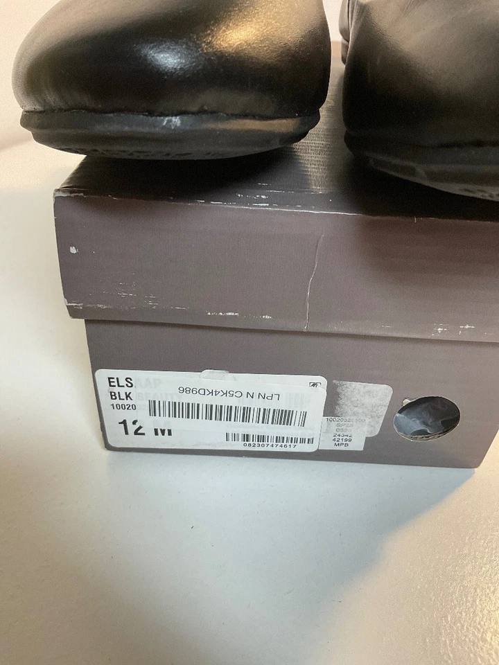 Style&Co Maxwell Black Leather Ballet Flats Womens Size 12 M Slip On - Image 2 of 4