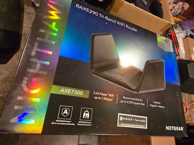 NETGEAR Nighthawk RAXE290 - AXE7300 Tri-Band WiFi 6E Router used