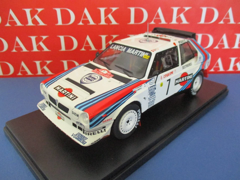 Die cast 1/24 Modellino Auto Lancia Delta S4 Rally Monte Carlo 1986 H. Toivonen - Immagine 2 di 4