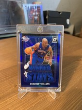2024-25 Panini Donruss Optic - Winner Stays Chauncey Billups #18 Blue Prizm /85