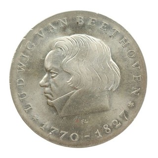 GDR 1970 10 Mark Ludwig van Beethoven | Silver
