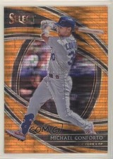 2020 Panini Select Premier FOTL Orange Pulsar Prizm 9/13 Michael Conforto 4l3