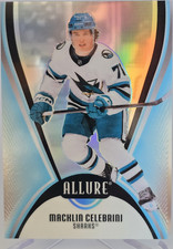 Upper Deck Allure 2025-26 Macklin Celebrini Sharks #71 Hockey Card