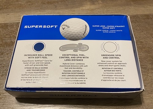 Callaway Supersoft Golf Balls White 1 Dozen With Logo “Dorm Dudes” - Picture 2 of 3