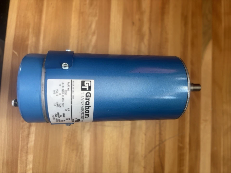 Graham Transmission 03297 48C quadro 1/3 HP 1800 RPM 0/10V 3.2A NOVO - Imagem 2 de 3