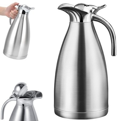 lsolierkanne 2L Thermoskanne Isolierflasche Kaffeekanne Wärmespeicherung 2025 DE