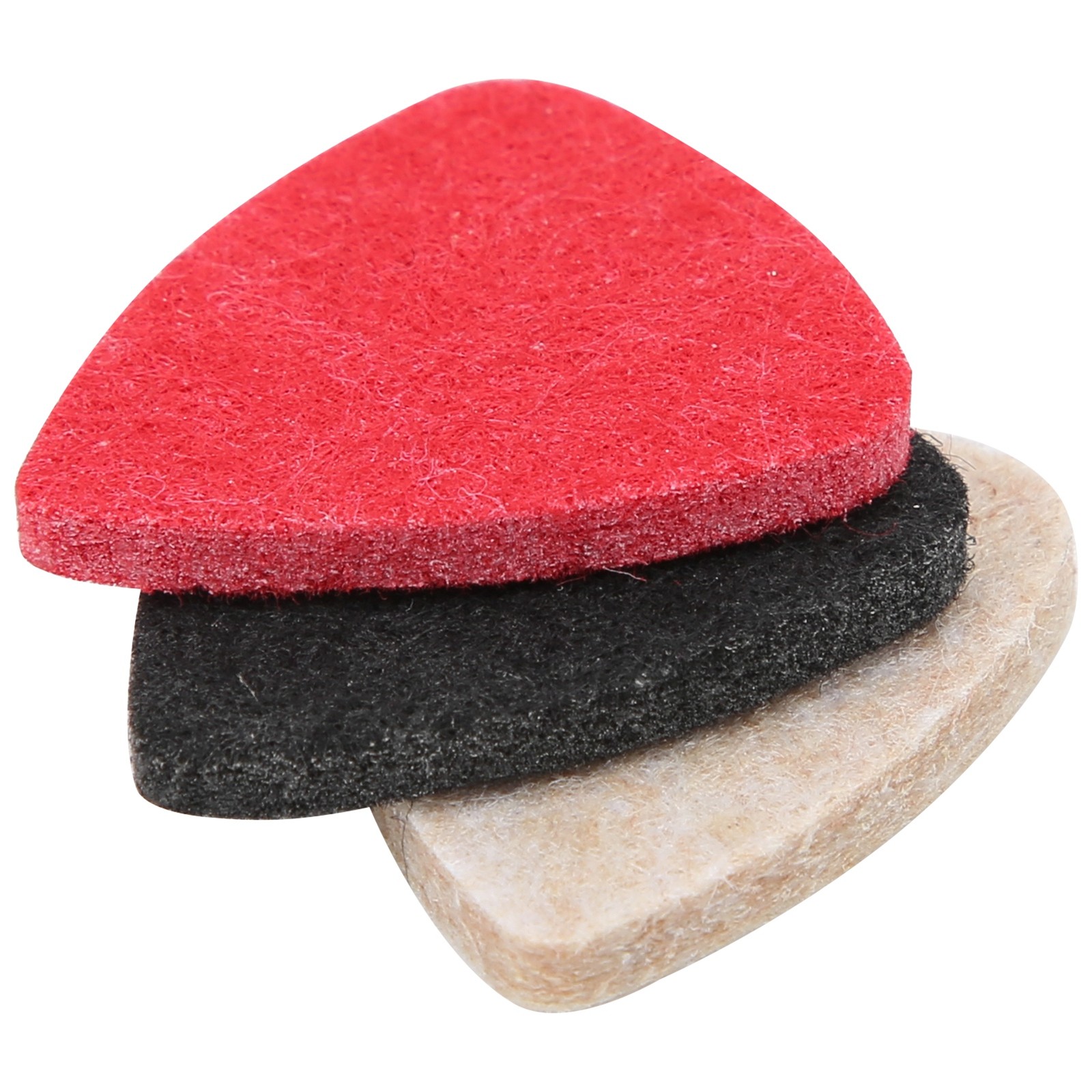 3Pcs Ukulele Picks Felt Universal Guitar Performance Parts Musical Instrument