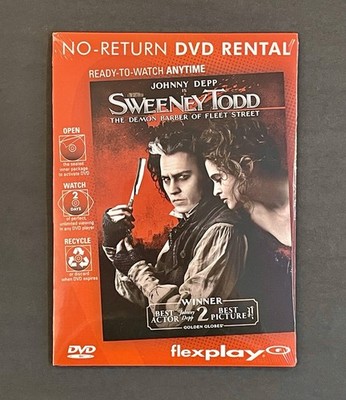 Sweeney Todd (2007, DVD) Rare FlexPlay DVD - BRAND NEW FACTORY SEALED