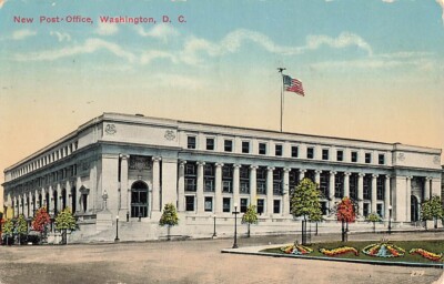 Postcard Washington, DC: New United States Post Office | Antique Architecture
