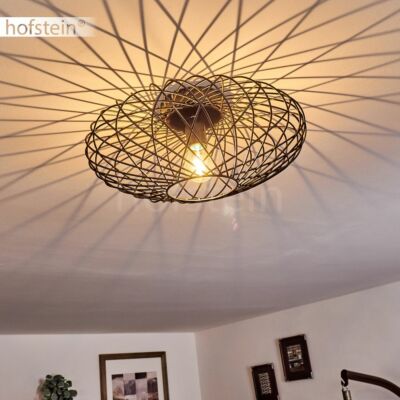 Plafonnier Moderne Hofstein Doré/noir, Lampe Suspendue Pour Salon, Séjour, Cuisine