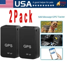 2Pack GF-07 Mini Real time Car Locator Tracker Magnetic GSM/GPRS Tracking Device