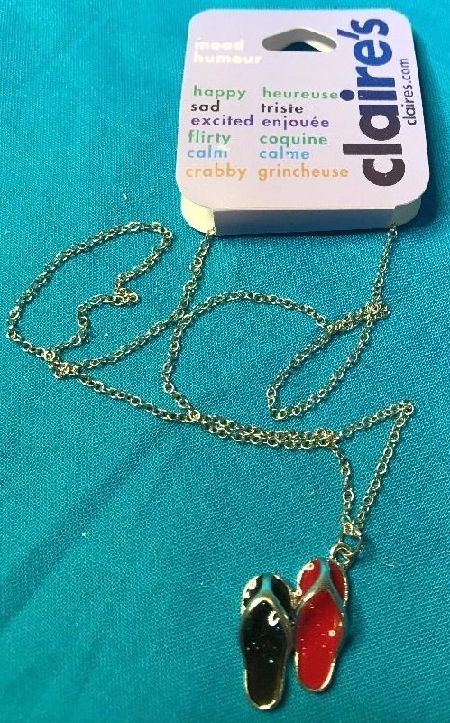 Claire's clearance mood necklace