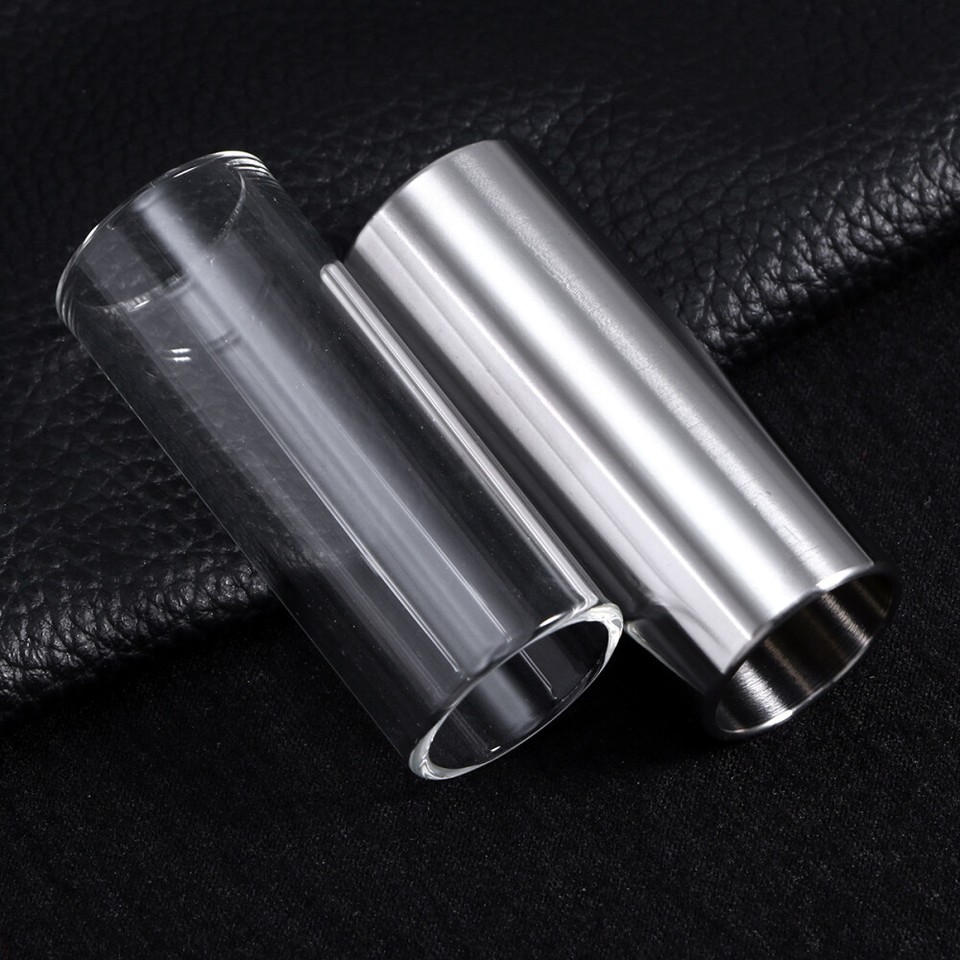 2 Pcs Glass Guitar Slide Standard Bottleneck Lap Bass Parts eBay