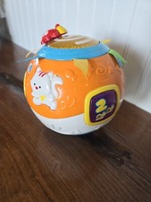 6" Vtech Move  Crawl Ball Orange/ White Sound, Music, Lights,Movement Work