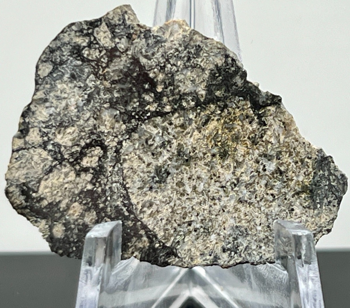 NWA 15658 (3.993g) Meteorite Polished End Cut Eucrite Melt