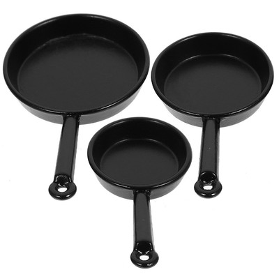 4 Pcs Cookware Set for Kids Miniature Kitchen Supplies