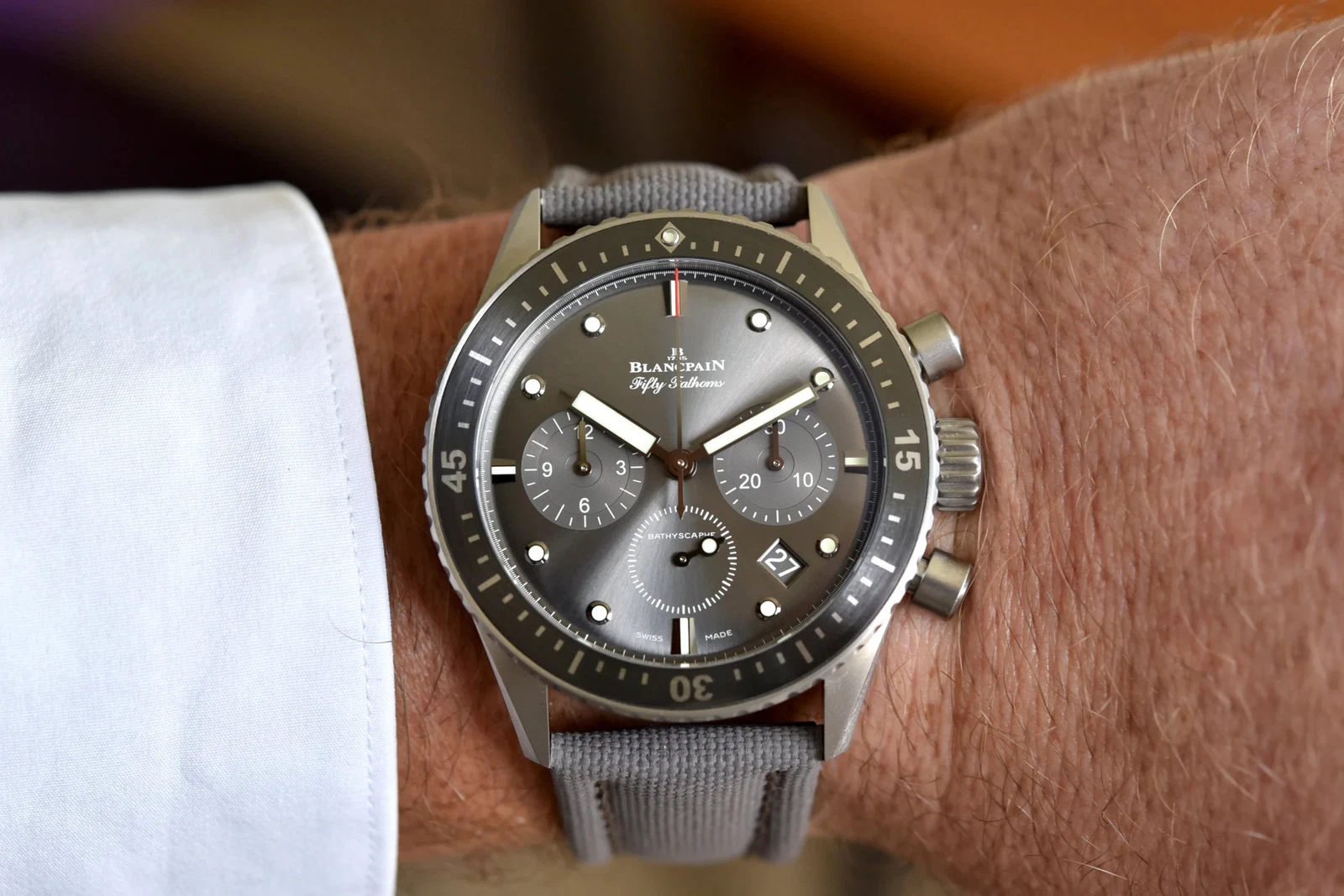Blancpain — Blancpain Fifty Fathoms Bathyscaphe Flyback Chronograph - 5200 1210 G52A