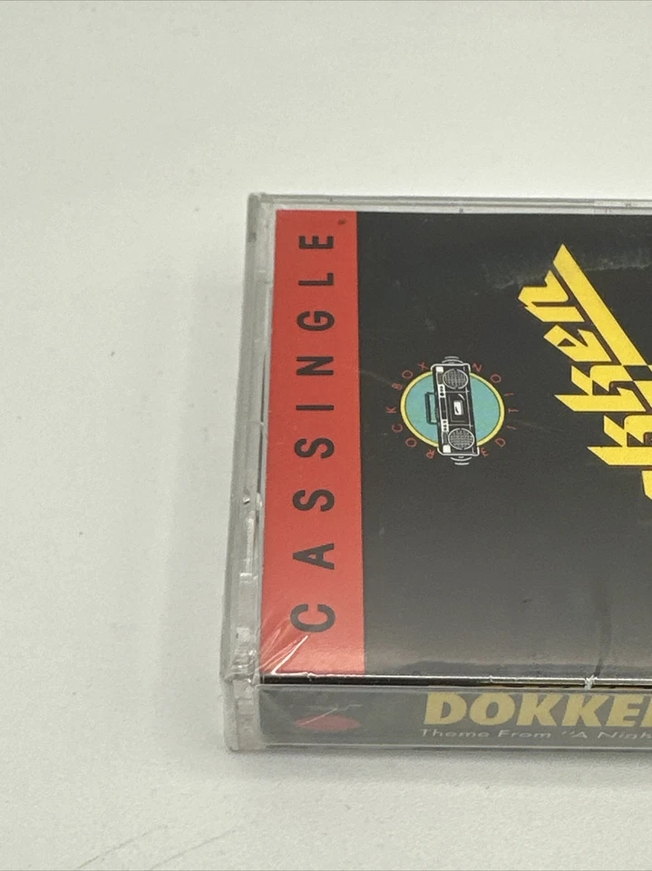 SEALED Dokken Dream Warriors A Nightmare On Elm Street 3 Cassingle 1987 Elektra - Image 3 of 4