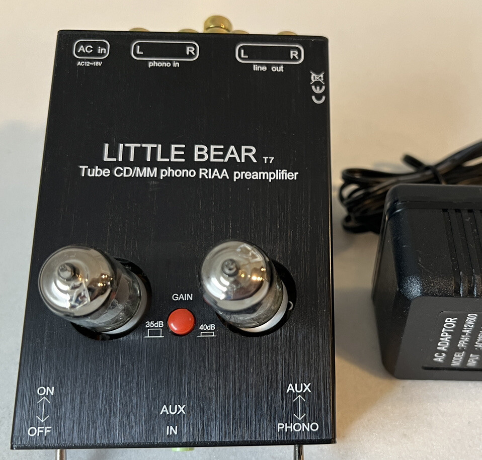 Little Bear T7 Tube Phono Stage RIAA MM Turntable PreAmplifier HiFi