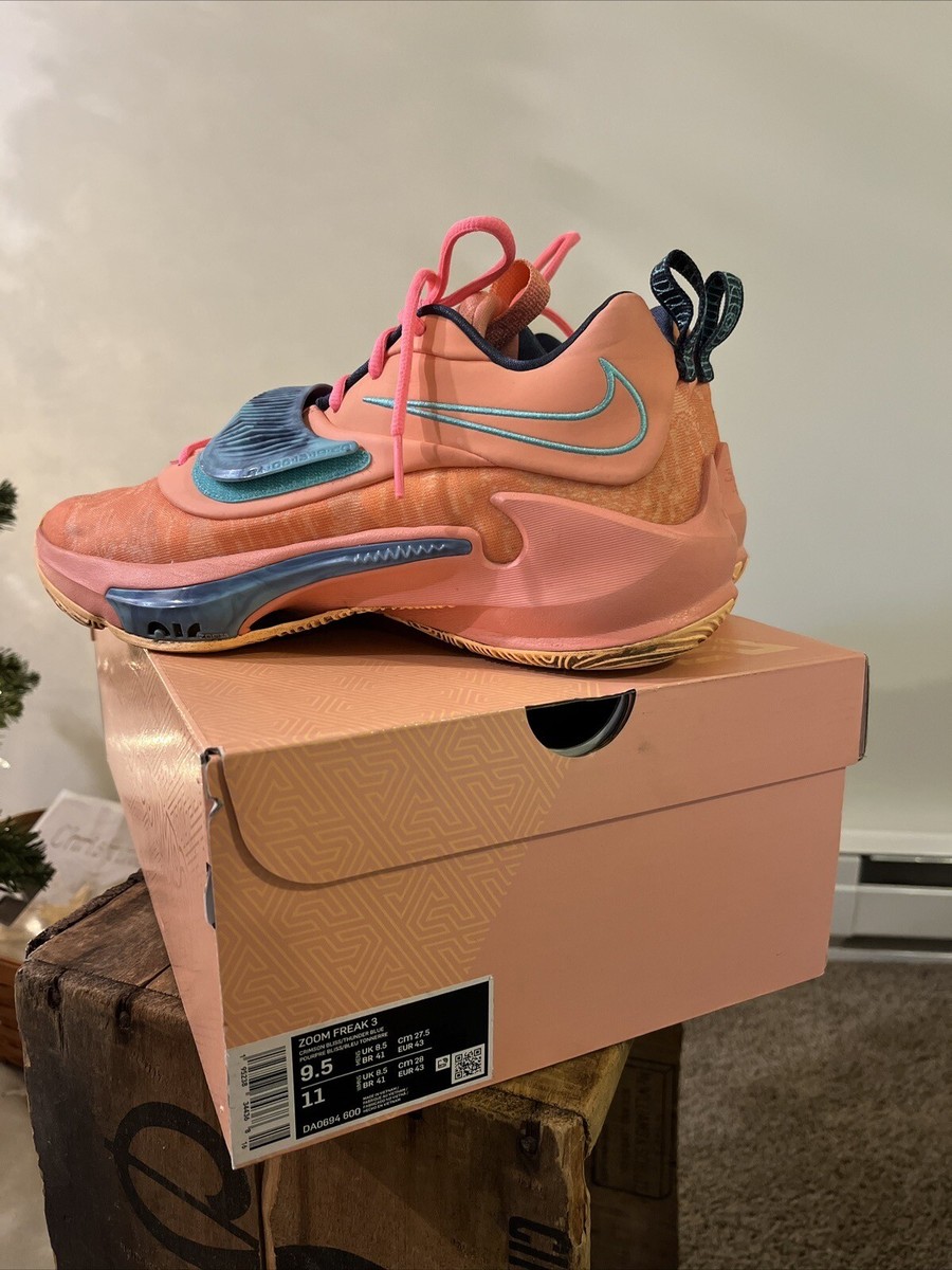 Nike Zoom Freak 3 Stay Freaky Men\'s Shoes Sz 9.5 Basketball Sneakers DA0694-600 Nike Men main image 4