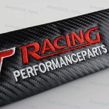 1 SET ST RACING Carbon Look Seat Belt Cover Shoulder Pads Embroidery for Ford ST