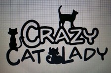 Crazy Cat Lady Decal