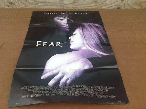 1996 Fear Original Movie House Full Sheet Poster 