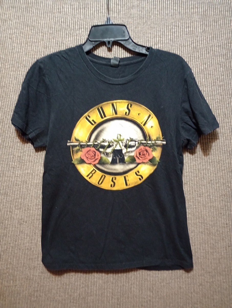 Bay Island Sportswear Guns N Roses Black T-Shirt Size Medium